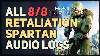 All 8 Retaliation Spartan Audio Logs Halo Infinite [upl. by Naaman862]