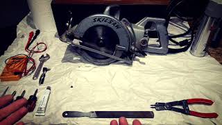 Teaser The Original Skilsaw Worm Gear Circular Saw Dissected [upl. by Essyla970]