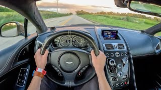 2015 Aston Martin Vanquish  POV Test Drive Binaural Audio [upl. by Ishmul]