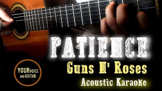 Patience  Guns N Roses  Karaoke [upl. by Hartmunn]