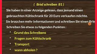 B1 brief schreiben Anzeige gelesen B1 brief schreiben 20232024 b1 brief schreiben lernen alle [upl. by Dorren]