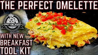 HOW TO MAKE PERFECT OMELETTE ON THE GRIDDLE IS THE OMELETTE RING NECESSARY ALL NEW GRIDDLE TOOLS [upl. by Leak40]