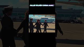 Fallen Soldier Coming Home surprise cominghome soldier [upl. by Nosro]