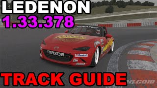 iRacing Mazda MX5 Circuit De Ledenon  Track Guide  Hotlap [upl. by Aniat]