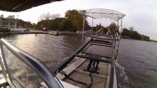 Boat Lift Removal 2016 time lapse 32 Lifts 5 Hours [upl. by Annol]