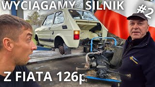 FIAT 126P JUŻ BEZ SILNIKA REMONTUJEMY [upl. by Ailemrac]