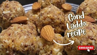 Easy and healthy Gond Laddu Recipe  foodforagoodmood healthyfood [upl. by Nabe]