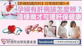 【肝病知識百科】日常保肝篇54 孕婦有肝病該怎麼辨？ [upl. by Eilema]