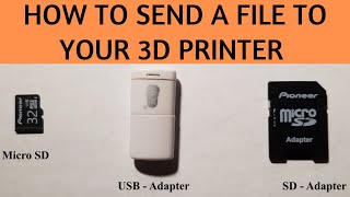 How to send a file GCode to your 3D Printer  Easy Tutorial  STEP BY STEP [upl. by Carolus]