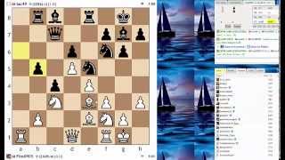 Blitz Chess 13 rematch IM Bartholomew vs IM tac49 Kings Indian  Samisch Variation [upl. by Nnahaid]