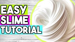 How to Make SLIME for Beginners Best EASY Way to Make Slime [upl. by Onaicram468]