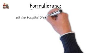 Eine Stellungnahme formulieren [upl. by Moser]