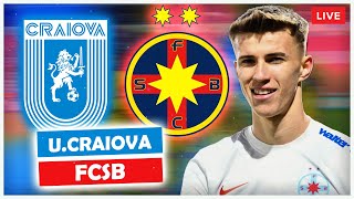 🔴 U CRAIOVA  FCSB  ROMANIA LIGA 1 SUPERLIGA  LIVE FCSB 2024 [upl. by Par]