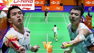 Jonatan Christie INA VS Wang Tzu Wei TPE  Round Of 32 Badminton Hongkong Open 2024 [upl. by Ojeillib]