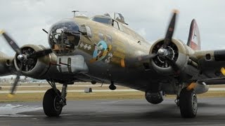 B17G Flying Fortress quotNine O Ninequot Startup Taxi and Departure at FXE 21013 [upl. by Pickering221]