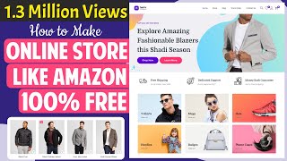 How to Create an eCommerce Website with WordPress FREE – ONLINE STORE 2022 [upl. by Freddy]