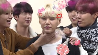 BTS irritating Suga bts runep 33  Hindi dubbing  part1 [upl. by Enowtna357]