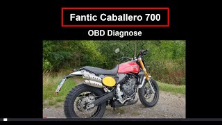 Fantic Caballero 700 Test OBD Diagnose [upl. by Aicilla]