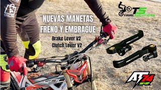 NUEVAS MANETAS FRENO Y EMBRAGUE TRIAL TS [upl. by Karolina520]