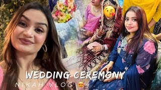 Nikah vlog  Wedding Ceremony  Razika Abaan official [upl. by Yennep]