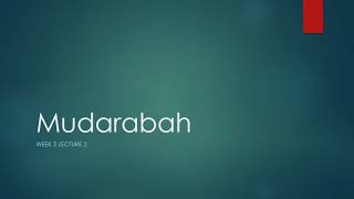 Lecture 10 Mudarabah Part 2 Urdu [upl. by Gristede]