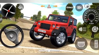 Mahindra Thar 4X4 Jeep 2024 Top Model  Indian Cars  Gadi Wala Game Car Game Android Game [upl. by Gyatt950]