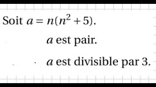 TSspéann²5 montrer a pair puis 3a par disjonction et diveuclidienne [upl. by Shirlie]