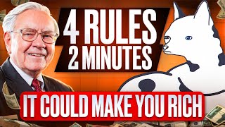 4 Warren Buffet Rules in 2 Minutes [upl. by Ssecnirp]