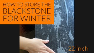 How to store the Blackstone for Winter [upl. by Dihaz]