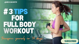 3 most effective workout for whole body Made with Clipchamp [upl. by Stephania]