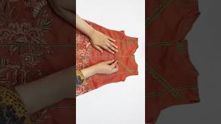 How to make baby dress from leftover pieces shorts short youtubeshorts ytshorts diy fashion [upl. by Ahtiekal]