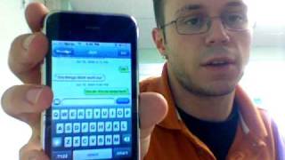 How to send Video from your Iphone 3G via MMS and also TMobile settings for MMS [upl. by Aicnetroh659]