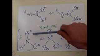 Nitrat Anion Struktur Mesomerie Formalladungen [upl. by Adnaluy]