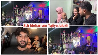 Moharram Tajiya Julush  8th Moharram Tajiya Kushinagar Vlog  Sahil Vlog [upl. by Renaldo]