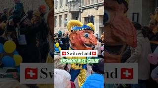 Fasnacht 🎉 in St Gallen Switzerland 🇨🇭 shorts festival switzerland [upl. by Maurine]