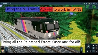 How to fix the NJ Transit Alp44 to work in Trainz 12 and TANE [upl. by Reyaht683]