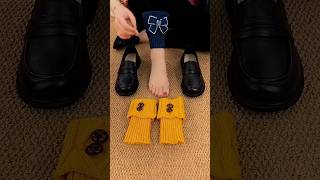 Cozy Up Knitted Leg Warmers for Ultimate Foot and Ankle Protectionshorts viralvideo trending [upl. by Pimbley]