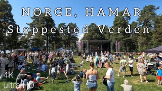 Hamar 1062024 Norge 4k STOPPESTED VERDEN [upl. by Emilie973]