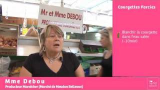 Recette Minceur des Courgettes Farcies de Mme Debou  Mrs Debous Healthy Stuffed Zucchini Recipe [upl. by Aerdnas]