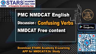 Confusing Verbs FSC English MCQS Discussion  Important English MCQs NMDCAT Preparation [upl. by Rockie]