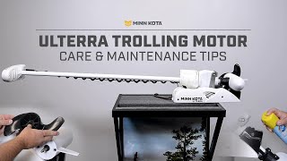 Minn Kota Ulterra General Maintenance Tips  Trolling Motor Care [upl. by Amsaj]