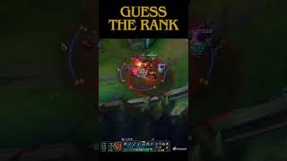 GUESS THE RANK 🩷 WRITE IN COMMENT 👇epicmoments leagueoflegends lol gaming highlights [upl. by Butta685]