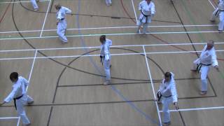 Kata Bassai Dai Own Timing GKR Grading 2015 [upl. by Kurth]