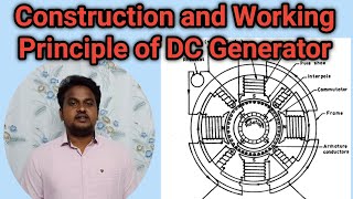 Construction and Working Principle of DC Generator  Tamil  Wisdom Krishna [upl. by Pressey]