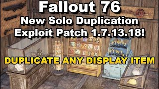 Fallout 76 duplication exploit glitch plus public build link [upl. by Cadell]