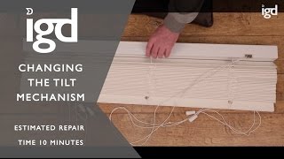 Wooden Blinds Direct How to change a tilt mechanism [upl. by Tavey]