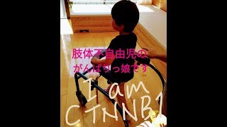 【肢体不自由4歳児家族の奮闘記】障害児、遺伝子疾患、CTNNB1、障害児兄弟、HandicappedChildFamily [upl. by Annasiul760]