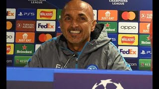 SPALLETTI CONFERENZA STAMPA PRE PARTITA NAPOLIEINTRACHT  CHAMPIONS 21 [upl. by Nnylsia]