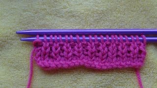 Knitting Rib for Beginners cast on kn pu amp Rib [upl. by Vaas]