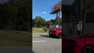 Ferrari F8 leaving the car meet ferrari foryou youtubeshorts shorts ferrarif8tributo fyp [upl. by Vey523]